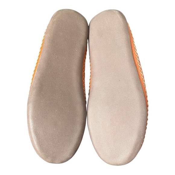 UGG SZ 8 Tamara Slippers/Loafers in Orange w/New Sheepskin liners - Picture 8 of 11